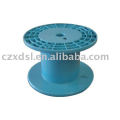 blue copper wire plastic spools